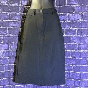 Isaac Mizrahi Classic Black Pencil Skirt